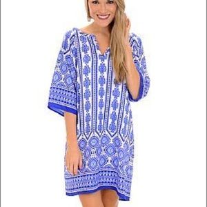 GLAM blue china dress